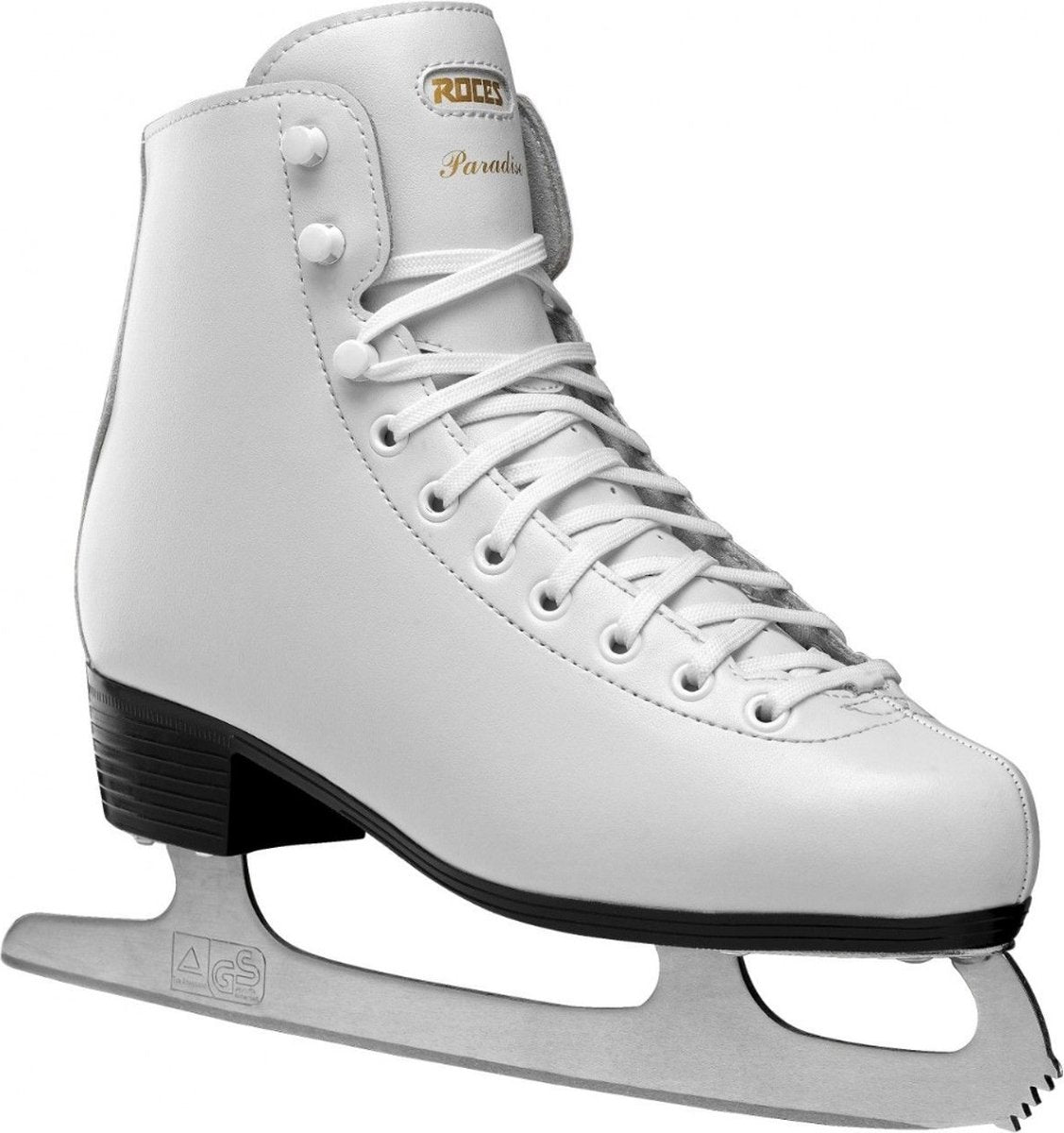 Roces - paradise - kunstschaatsen - schaatsen kinderen - wit - klassieke stabiliteit rvs ijzer - maat eu 36