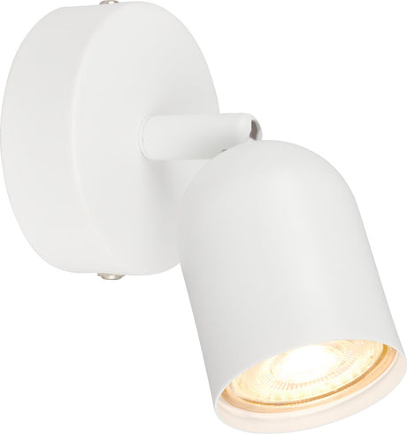 Briloner - opbouwspot - spotje draaibaar - wandlamp - met gu10 fitting - wit - 8cm