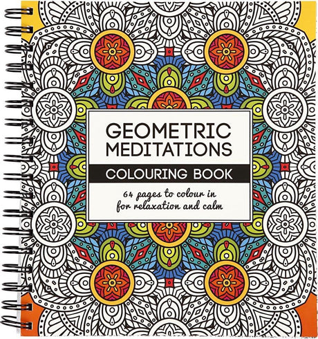 Creativ company creativ compny kleurboek, geometric, 19,5x23 cm, 64, 1 stuk