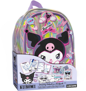 Lisciani - kuromi - kleur- tekenschool in een rugzak