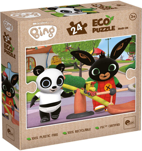 Lisciani - bing - eco puzzel - 24 stukjes