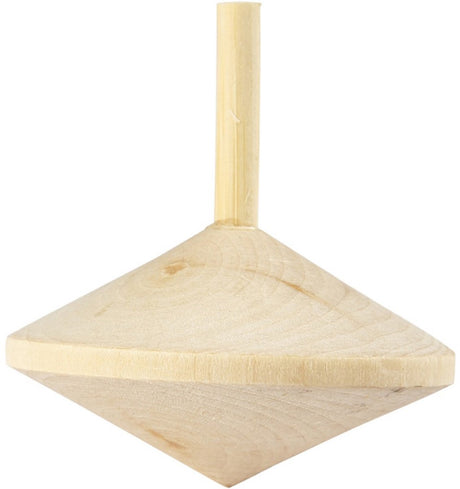 Creativ company houten tol naturel, ø 5,5cm