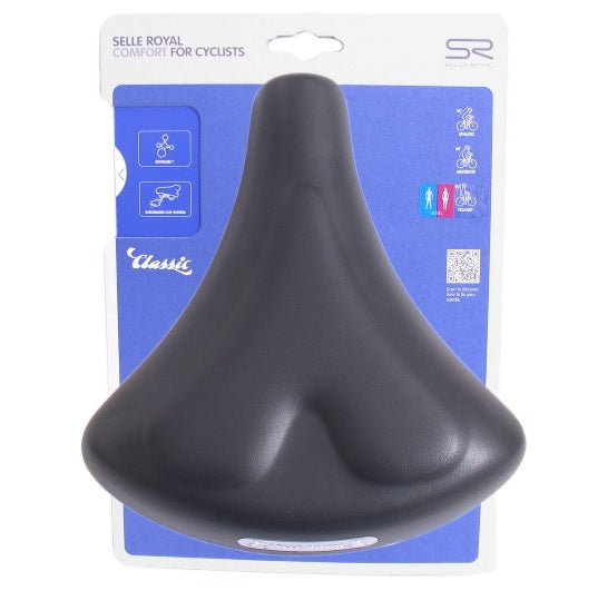 Selleroyal selle saddle holland gel black, without noose