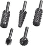 Wolfcraft - rasp set 5 stuks - verzinkboor - frezenset - houtfrees - 2540000
