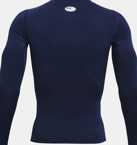Under armour ua hg armour comp ls-blu heren sporshirt - midnight navy - wit m