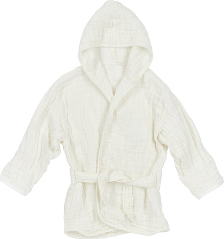 Meyco baby uni badjas - pre-washed hydrofiel - offwhite - 98 104