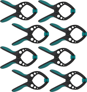 Wolfcraft - 8 veerklemmen pro - veerklem 40 mm - zeilklem - marktklem - extra sterk - zeilklemmen - 8651000