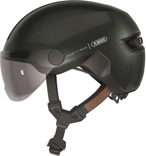 Abus fietshelm hud-y ace moss green l - 57-61 cm - groen - geschikt voor gebruik op elektrische fietsen - stadsfietsen - 460 g l