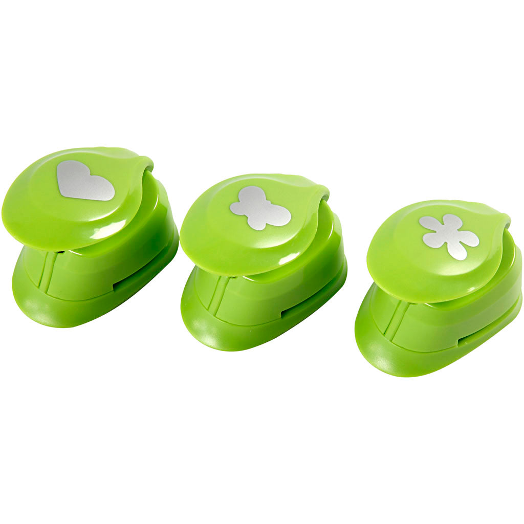 Creativ company http: www.cchobby.nl ponsen-set-bloem-vlinder-hart-afm-25-mm-3-stuk-1-doos