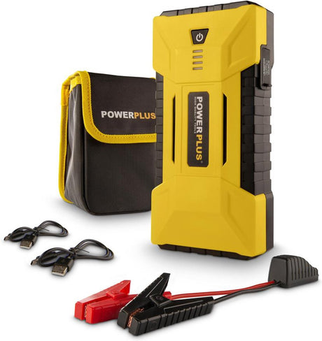 Powerplus 3-in-1 starthulp powerbank powx4255 - kampeeraccessoire - 12v uitgang - 700a 12000mah stroomtoevoer
