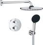 Grohe precision inbouw douchesysteem - rond bedieningspaneel - chroom