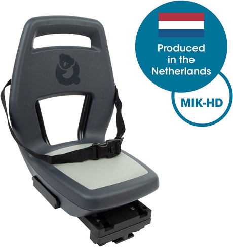 Widek b.v. qibbel achterzitje junior 6+ mik-hd bagagedrager grijs