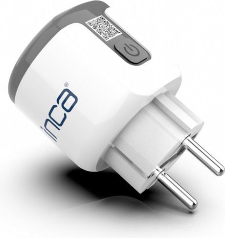 Inca basicteq: iwa-283 smart plug white indoor outdoor, slimme stekker, timer - tijdschakelaar energiemeter - duurzaamheid - smart life - automatiseren - smart home - stopcontact.
