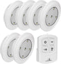 Maclean - led verlichting set van 6 stuks + afstandsbediening