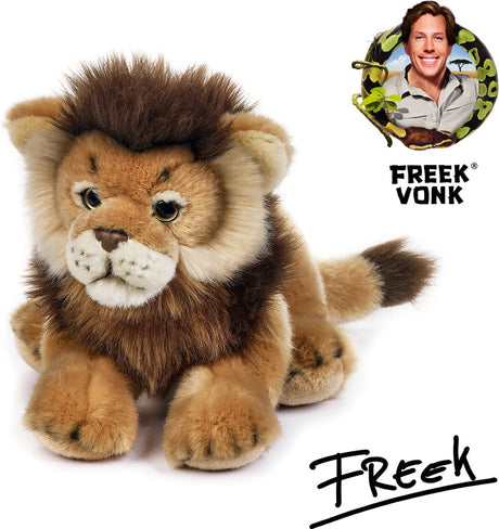 Bresser freek vonk x - knuffeldier - aristo de leeuw - gevuld met gerecycled materiaal