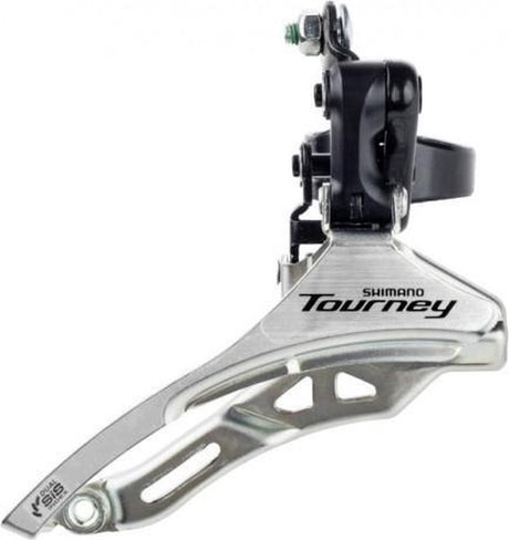 Shimano voorderailleur tourney fd-ty300 3x6 7 speed - down swing - down pull - hoge klem 34,9 mm - 42t - (66-69°)