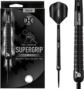 Harrows - supergrip black edition 90% tungsten 22gr- darts