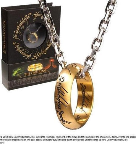 Noble collection lord of the rings replica stainless steel on chain
