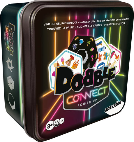 Zygomatic board game studio dobble connect power up | snel observatiespel en teamspel | 2 tot 8 spelers | vanaf 6 jaar | 15 tot 30 minuten