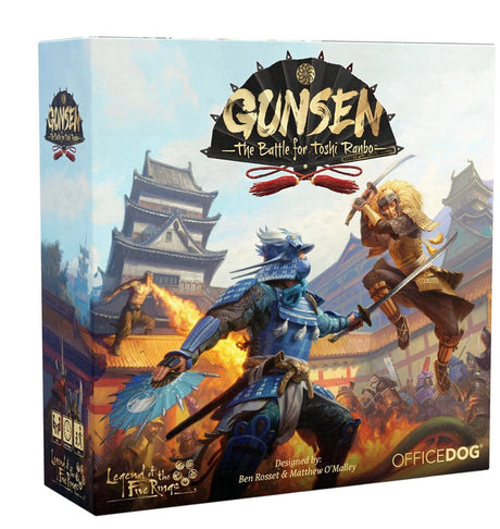Asmodee bordspel gunsen: the battle for toshi ranbo strategie spel 2-6 spelers.