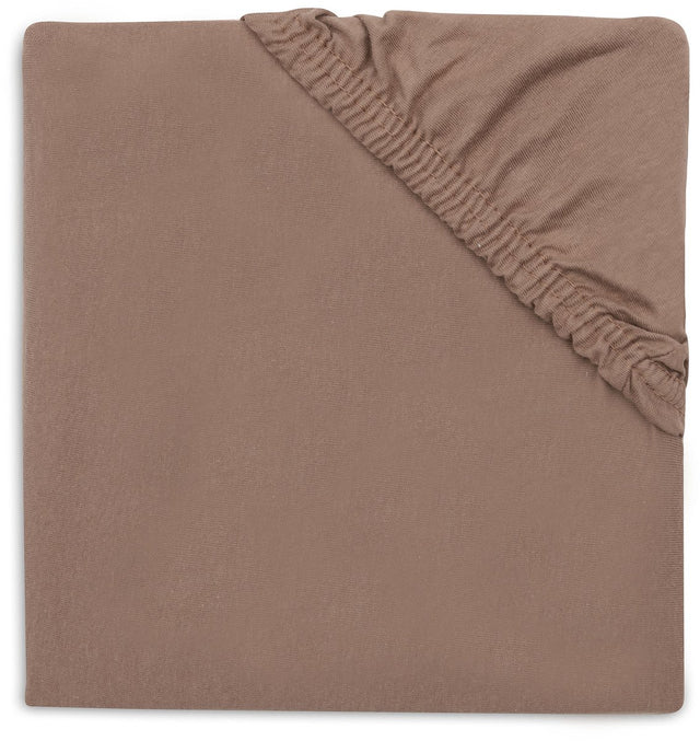 Jollein hoeslaken wieg - 40 50x80 90cm - jersey - milky coffee