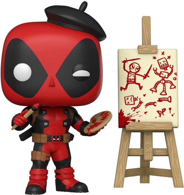 Funko pop! deadpool: artist deadpool - gamestop exclusive #887