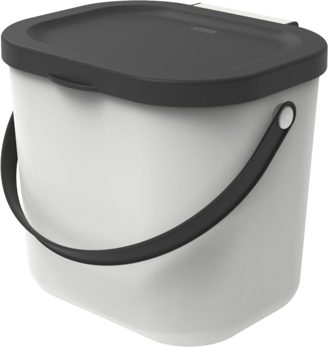 Rotho albula afvalscheiders - gft afvalbak - 6l -wit