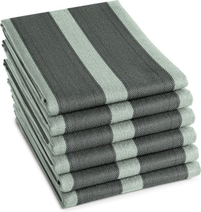 Ddddd - 6x theedoek baxter - 60x65 cm - groen - set van 6 stuks