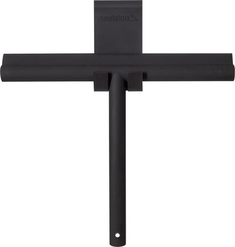 Sealskin deluxe - douchewisser - raamwisser - inclusief flexibele glashaak - zwart