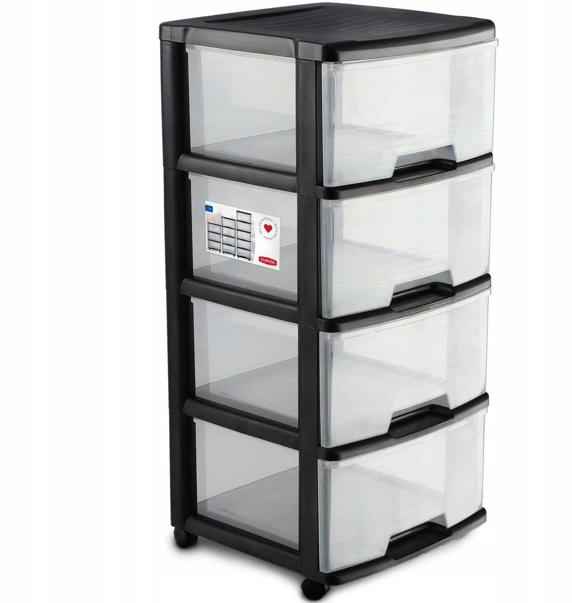 Curver keter een rek op wielen 4x20l