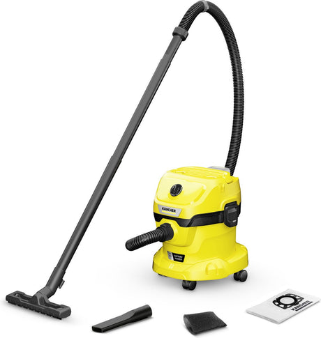Kärcher karcher wd 2 serie - universale stofzuiger - 18v batterij - 12l capaciteit - droog en nat