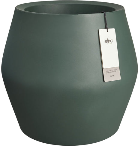 Elho june split low 46 - uv-bestendig en kleurvaste bloempot - binnen buiten - ø 46.0 x h 42.6 cm - smaragdgroen