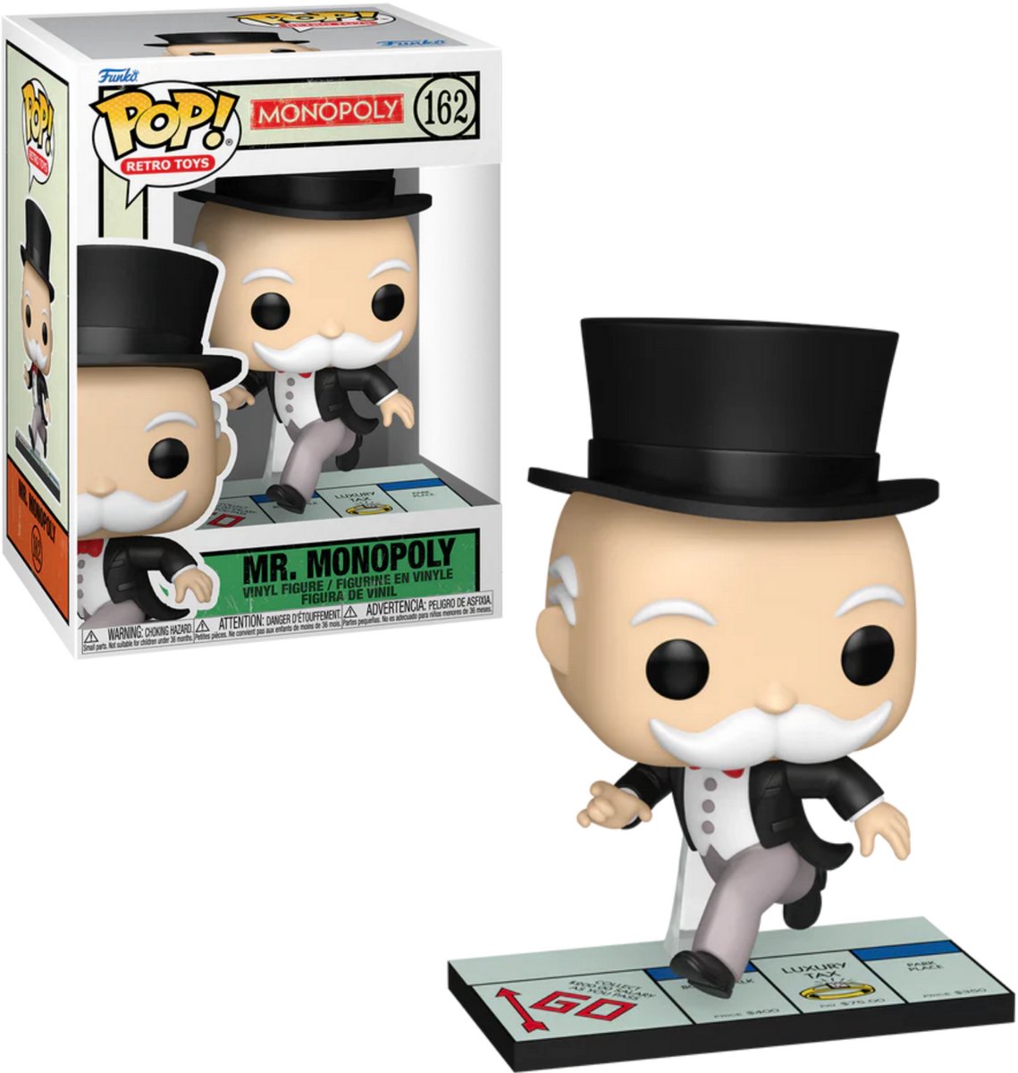 Funko pop! retro toys: monopoly - mr. monopoly #162