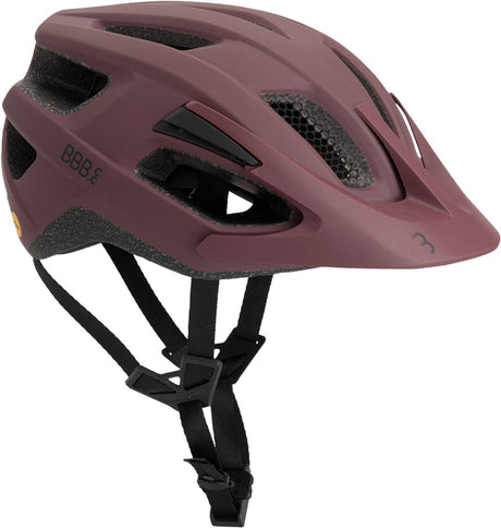 Bbb cycling dune mips 3.0 fidlock fietshelm volwassenen - mtb helm racefiets helm - wielrenhelm - fietshelm dames - fietshelm heren - mat donker rood maat m (55-58cm) - bhe-23