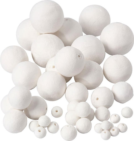 Creativ company katoen ballen wit, 42st.