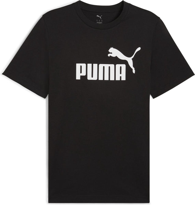 Puma ess no. 1 logo tee heren tshirt - black m