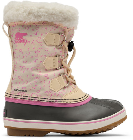Sorel yoot pac™ nylon wp unisex snowboots - honey white, orchid 35