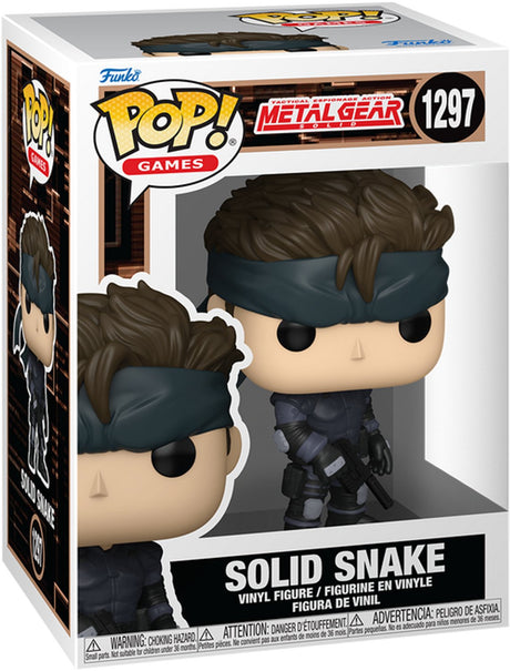 Funko pop games: metal gear solid - solid snake - pop #1297