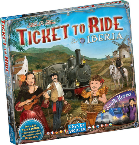 Days of wonder - ticket to ride - iberia south korea - uitbreiding - bordspel