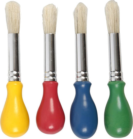 Creativ company kinderkwasten, d: 13 mm, 4 stuks