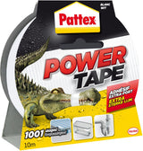 Pattex power tape 10 m wit | power ducktape voor universeel gebruik | waterdichte extreem sterk | premium grip ducktape.