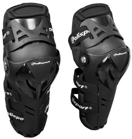 Playlife polisport kniebeschermers devil adult zwart