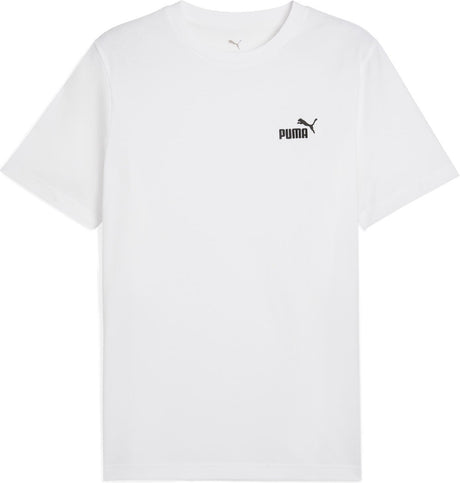 Puma ess small no. 1 logo tee unisex t-shirt - white m