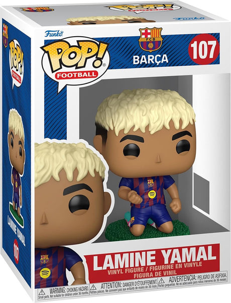 Funko pop football: fc barcelona - lamine yamal - pop #107
