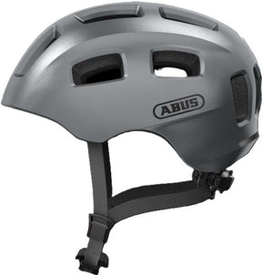 Abus fietshelm youn-i 2.0 graphite silver m - 52-57 cm - zilver - geschikt voor gebruik op elektrische fietsen - stadsfietsen - 260 g