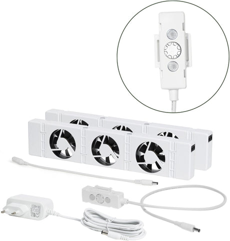 Speedcomfort radiator ventilator duo set – geschikt voor standaard, smalle en enkelplaats radiatoren en convectoren