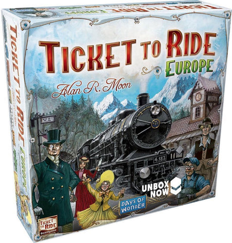 Days of wonder ticket to ride europe - nederlandstalig bordspel - strategisch gezelschapsspel voor familie vrienden