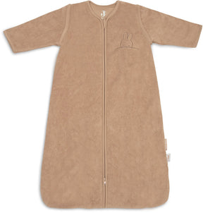 Jollein baby slaapzak met afristbare mouw 90cm - sleepy miffy terry