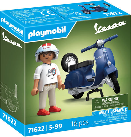 Playmobil 1969 vespa 150 sprint veloce blauw - 71623