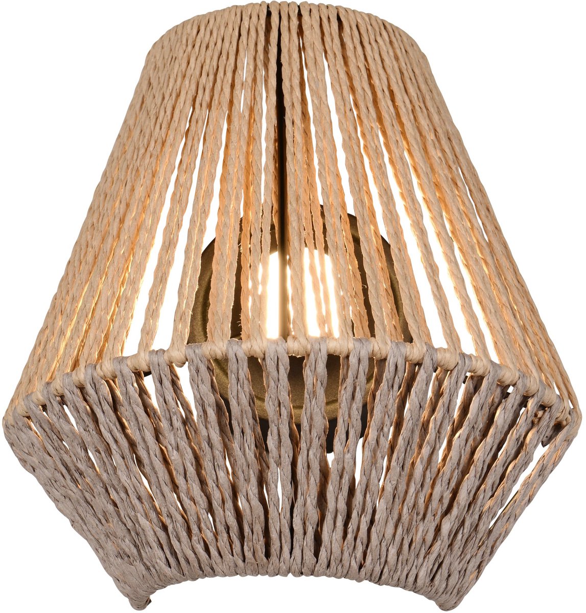 Rl live your light reality lira - wandlamp - naturel - incl. 1x smd 1,5 w - 4-stappen touch - usb-aansluiting - wandmontage - oplaadbaar - snoerloos